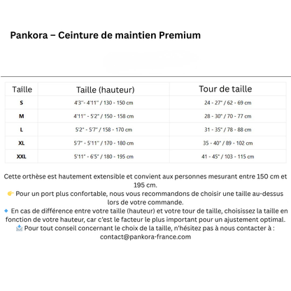Pankora™ - Orthèse Dorsale Unisexe